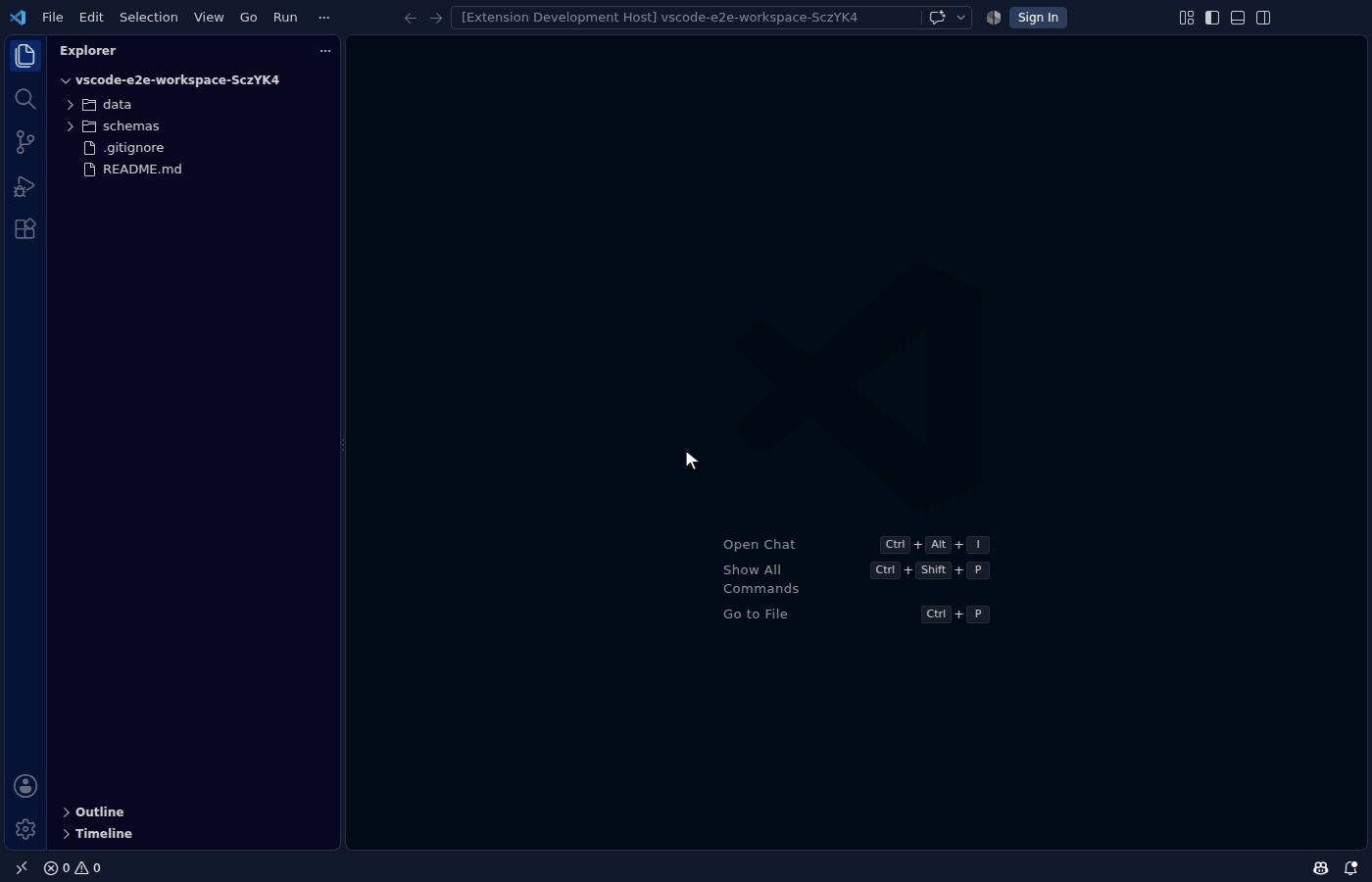 Reading a schema through the Outline view, and jumping to a property