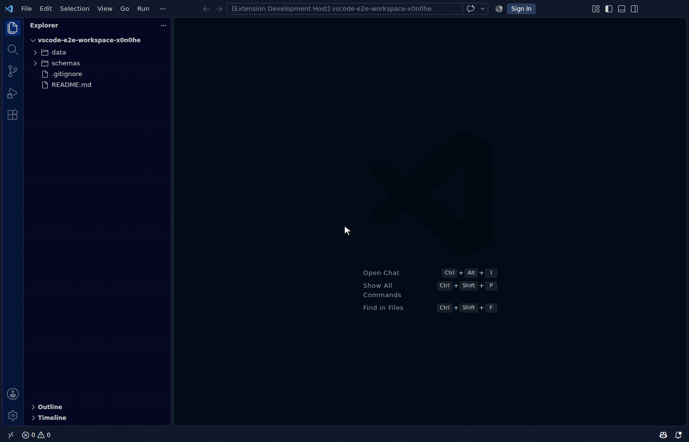 Generating a valid sample instance from a schema