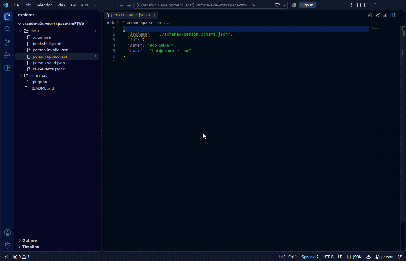 Measuring which schema properties the data never exercises